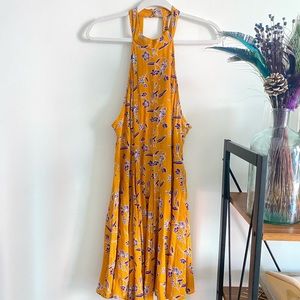 Kimchi Blue Floral Summer Open Back Halter Dress